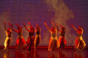 "Bhoomi - Fire" by Kalanidhi dance, Maryland, at the Miller Outdoor Theatre